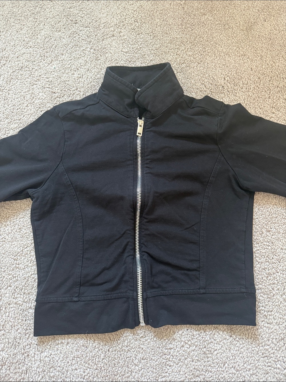 Black Zip-Up Jacket